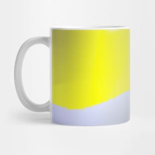 YELLOW BLUE ABSTRACT TEXTURE ART Mug